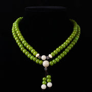 Cyan Bodhi Seed Mala 108 Beads Success Bracelet Necklace (Extra 30% Off | USE CODE: FS30) Bracelet BS 3