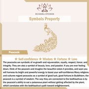 Buddha Stones Jade Peacock Copper Prosperity Necklace Pendant (Extra 30% Off | USE CODE: FS30) - image 8