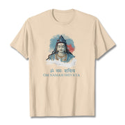 Buddha Stones Sanskrit OM NAMAH SHIVAYA Colorful Clouds Tee T-shirt T-Shirts BS Bisque 2XL