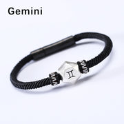 Buddha Stones 999 Sterling Silver 12 Constellations of the Zodiac Protection Handmade String Bracelet (Extra 35% Off | USE CODE: FS35) - image 4