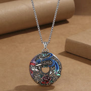 Buddha Stones Phoenix Peony Flower Luck Protection Necklace Pendant (Extra 30% Off | USE CODE: FS30) - image 5