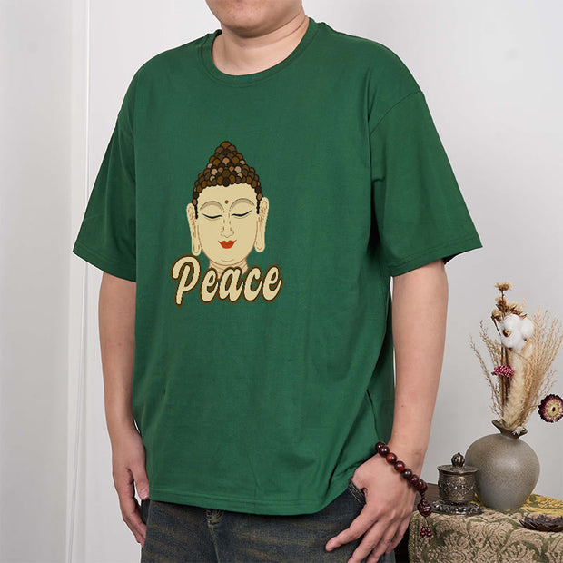 Buddha Stones Peace Buddha Tee T-shirt T-Shirts BS 10