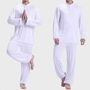 Buddha Stones Meditation Prayer Spiritual Zen Tai Chi Practice Yoga Clothing Men's Set Clothes BS 11
