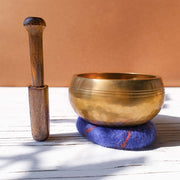 Tibetan Meditation Sound Bowl Handcrafted for Healing and Mindfulness Singing Bowl Set Singing Bowl buddhastoneshop 1