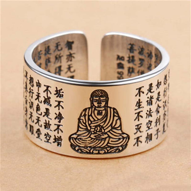Buddha Stones FengShui Buddha Chinese Zodiac Protection Adjustable Ring Ring BS 15