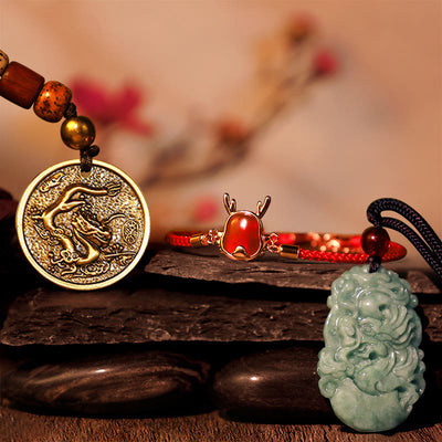 Buddha Stones Lucky The Year of The Dragon Blessing Dragon Protection Bundle Dragon Bundle BS main