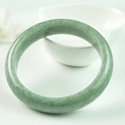 Buddha Stones Natural Jade Luck Wealth Bangle Bracelet Bracelet BS 6