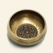 Buddha Stones Tibetan Sound Bowl Handcrafted for Yoga Mindfulness and Meditation Singing Bowl Set Singing Bowl buddhastoneshop 14