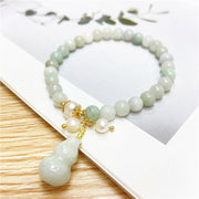 Buddha Stones Jade Gourd Blessing Protection Charm Bracelet Bracelet BS 1