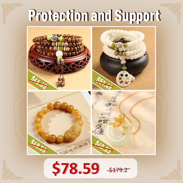 Buddha Stones Protection and Support Gift Set