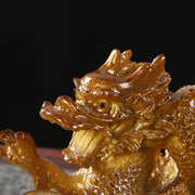 Buddha Stones Year Of The Dragon Color Changing Resin Horse Luck Tea Pet Home Figurine Decoration Decorations BS 10