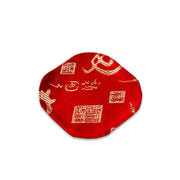 Buddha Stones Vintage Sea Wave Bamboo Plum Blossom Embroidered Cup Mat Pad Tea Cup Coaster Kung Fu Tea Mat
