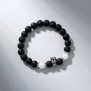 Buddha Stones Lava Rock Glowstone Luminous Bead Dragon Support Bracelet Bracelet BS 2