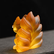 Buddha Stones Small Nine Tailed Fox Success Strength Home Figurine Decoration Decorations BS 13