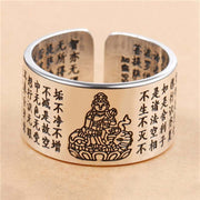 Buddha Stones FengShui Buddha Chinese Zodiac Protection Adjustable Ring Ring BS 7