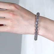 Buddha Stones Natural Moonstone Calm Positive Bracelet Bracelet BS 7