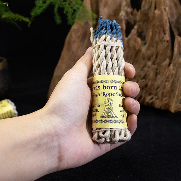 Buddha Stones Nepal Rope Incense Purify Healing Meditation Incense