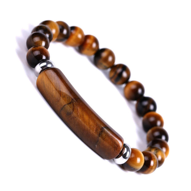 Buddha Stones Handmade Natural Gemstone Healing Bracelet Bracelet BS Tiger Eye