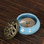 Buddha Stones Colorful Ceramic Incense Burner Incense Burner BS 8