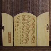 Buddha Stones Thousand-armed Avalokitesvara Kwan Yin Buddha Boxwood Wealth Home Decoration Altar Prayer Altar BS 8