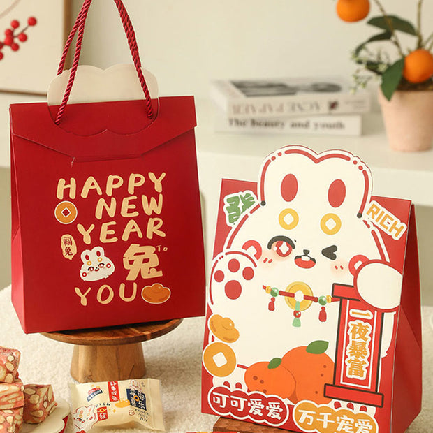 Lucky Year Of The Rabbit  2023 Jade Red String Protection Bundle-3 rabbit bundle BS 6