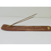 Buddha Stones Handmade Wood Incense Burner Decoration (Random Type)
