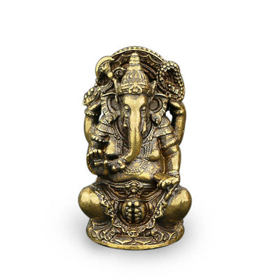 Buddha Stones Ganesh Ganpati Elephant Statue Wealth Home Decor