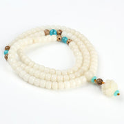 108 Beads Bodhi Seed Cat Eye Peace Bracelet Mala Mala Bracelet BS 7