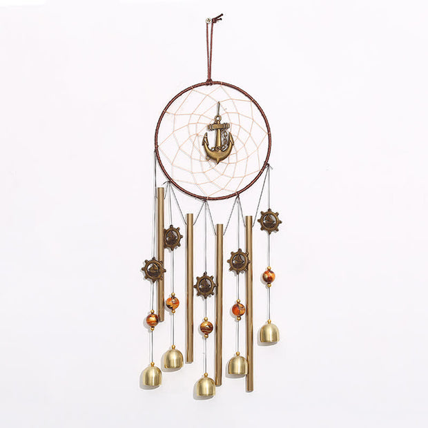 Buddha Stones Dream Catchers Love Elephant Boat Wall Hanging Chime Bell Handmade Home Decoration