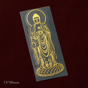 Buddha Stones 12 Chinese Zodiac Blessing Wealth Fortune Phone Sticker Phone Sticker BS Dog/Pig-Amitabha Buddha Small