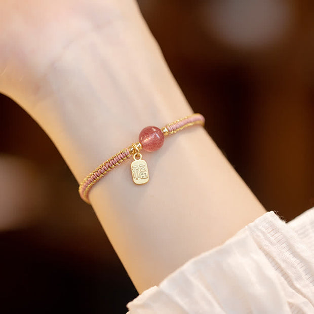 FREE Today: Purify Inner Soul Red Agate Jade Lotus String Bracelet FREE FREE Strawberry Quartz