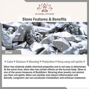 Buddha Stones 990 Sterling Silver Auspicious Dragon Playing Bead Luck Necklace Pendant