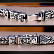 Buddha Stones Retro Dragon Keel Braided Design Balance Healing Bracelet