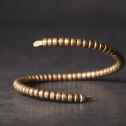 Buddha Stones Vintage Design Copper Balance Adjustable Cuff Bracelet Bracelet Bangle BS 3