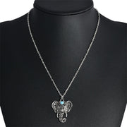Buddha Stones Elephant Copper Luck Blessing Necklace Pendant Necklaces & Pendants BS 1