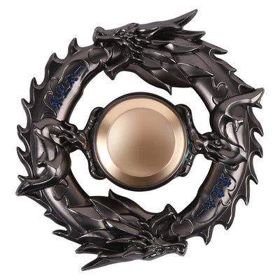 Buddha Stones Dragon Fidget Spinner Luck Blessing Finger Hand Spinner Anxiety Relief Toy
