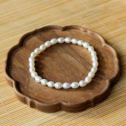 Buddha Stones Natural Pearl Healing Beaded Bracelet