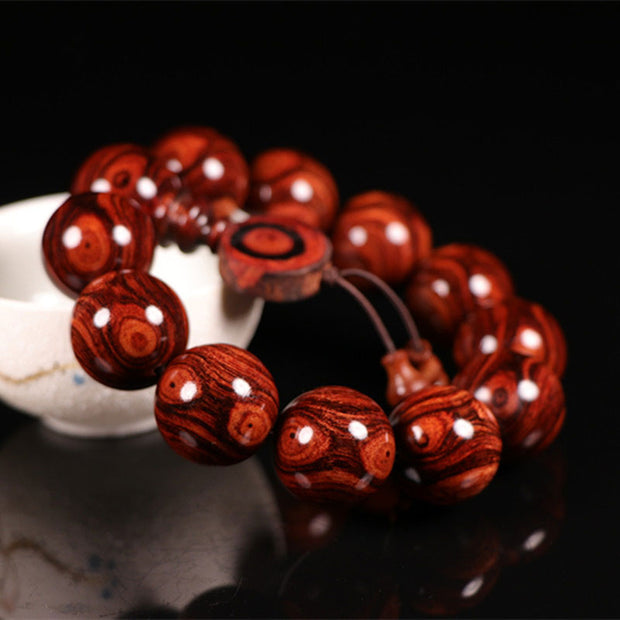 Buddha Stones Tibetan Rosewood Warmth Bracelet (Random Type) Bracelet BS 1