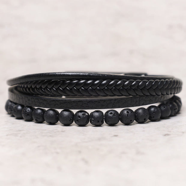 FREE Today:  Anti-stress Support Bead Leather Bracelet
