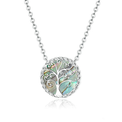 Buddha Stones 925 Sterling Silver The Tree of Life Creation Necklace Pendant Necklaces & Pendants BS The Tree of Life