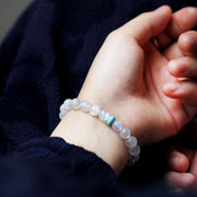 Buddha Stones Moonstone Calm Healing Positive Bracelet Bracelet BS 4