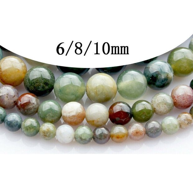 Buddha Stones  India Agate Beads Luck Yoga Bracelet Bracelet BS 5