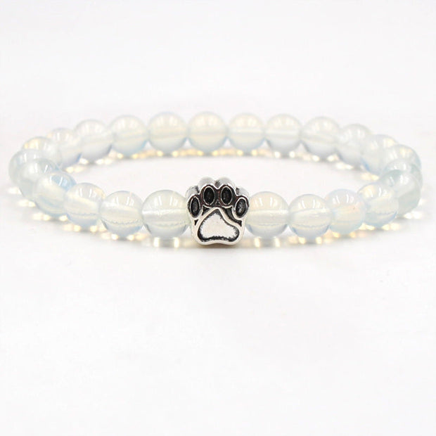 Buddha Stones “Save A Dog” Bracelet Bracelet Bracelet Opal (Love ♥ Success)