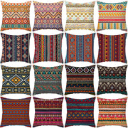 Buddha Stones Boho Colorful Geometric Stripes Sofa Cushion Covers