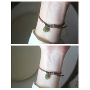 Buddha Stones Hetian Jade Cat Paw Lucky Bag Pattern Prosperity Bracelet Bracelet BS 6