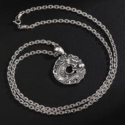 Buddha Stones Koi Fish Dragon Peace Buckle Wealth Necklace Pendant Necklaces & Pendants BS 10