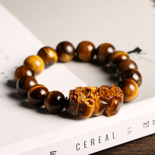 Buddha Stones Natural Tiger Eye Wealth Bracelet Bracelet BS 1