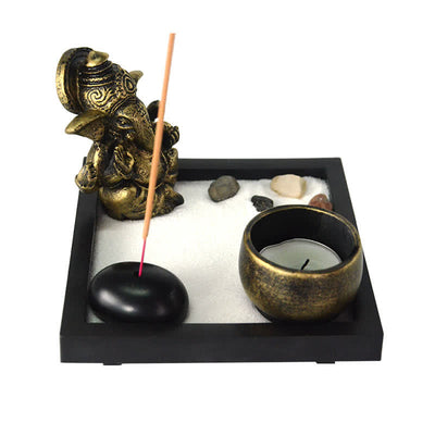 Buddha Stones Ganesh Symbol Meditation Calm Zen Garden Home Decoration