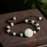 Buddha Stones Natural Jade PiXiu Luck Bracelet Bracelet BS 6