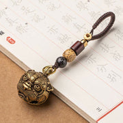 Buddha Stones PiXiu Wealth Copper Key Chain Key Chain BS 3